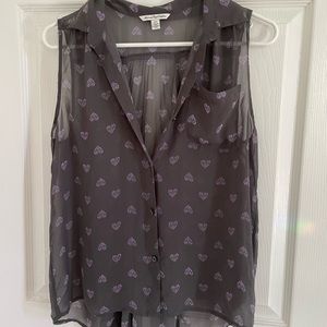American Eagle sheer tank top - size S